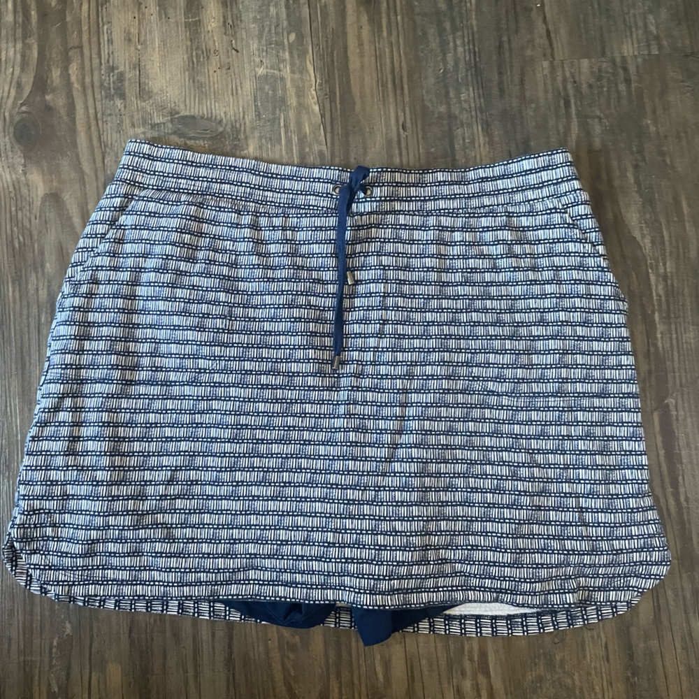Croft and Barrows Golf Skort Blue and White